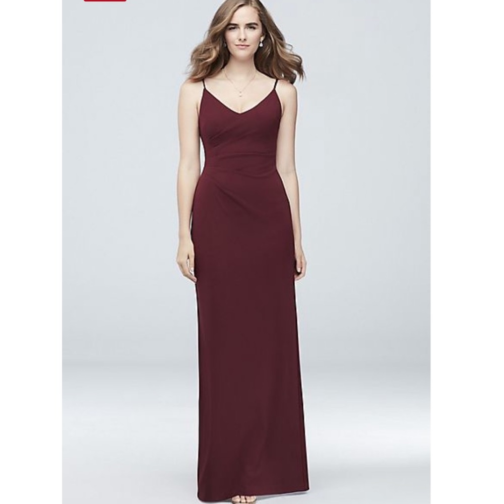 David’s Bridal Gown in Cabernet